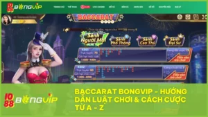 Trải nghiệm game Baccarat tại BongVip với luật chơi chuẩn và tỷ lệ cực hấp dẫn 3 Baccarat tại BongVip mang đến một sân chơi đẳng cấp với tính minh bạch, giao diện hiện đại và nhiều lựa chọn cược hấp dẫn.