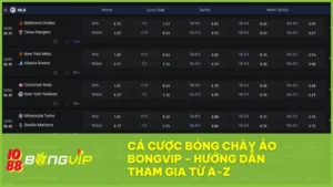 Cá cược bóng chày ảo BONGVIP - Hướng dẫn tham gia từ A-Z 1 Cá cược bóng chày ảo BONGVIP – Cách tham gia dễ dàng, thắng lớn
