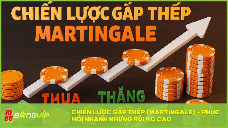 Chiến lược gấp thếp và hai phương pháp quản lý vốn hiệu quả khác tại BongVip 2 Chiến lược gấp thếp là áp dụng cách tăng gấp đôi cược để nhanh chóng gỡ vốn và tạo lợi nhuận khi thắng