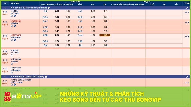 Kỹ thuật & phân tích kèo bóng - Kiến thức hay tại BONGVIP 6 Kỹ thuật phân tích kèo độc đáo để tối ưu tỷ lệ chiến thắng