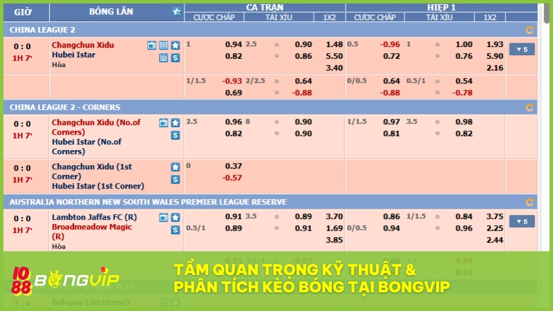 Kỹ thuật & phân tích kèo bóng - Kiến thức hay tại BONGVIP 4 Kỹ thuật và phân tích kèo bóng giúp người chơi đưa ra quyết định chính xác